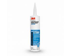 3M Sellador Adhesivo Marino 5200 Blanco Cartucho De 295 Ml, 12/Caja (06500)
