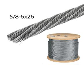 Pie D/Cable Alma D/Acero 5/8\