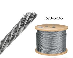 Pie D/Cable Alma D/Acero 5/8\