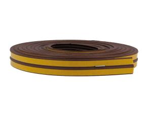 Rollo  6Mts Empaque Adhes Cafe  9X4Mm Modulo 961 Para Puerta