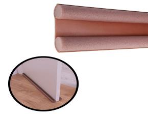 Guarda Polvo Sellador D/Puerta, Marron, Doble Rodillo, Flexible 40\