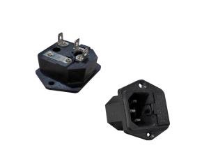 Repuesto Conector Macho 10A-250Vac Con Polo Tierra