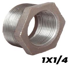 Bushing Hexagonal Galvanizado 1X1/4\