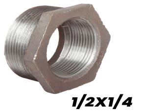 Bushing Hexagonal Galvanizado 1/2X1/4\