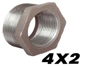 Bushing Hexagonal Galvanizado 4X2\