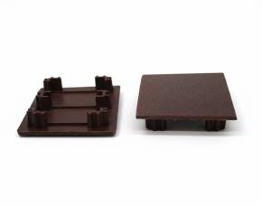 Juego De 2 Tapaderas Plasticas Para Vigueta 23/4X 4 3/4 De Madera Plastica Rosewood