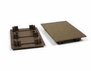 Juego De 2 Tapaderas Plasticas Para Vigueta 23/4X 4 3/4 De Madera Plastica Teka