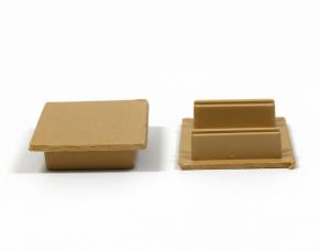 Juego De 2 Tapaderas Plasticas Para Vigueta 2 3/8X15/8 De Madera Plastica Maple