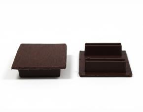 Juego De 2 Tapaderas Plasticas Para Vigueta 2 3/8X15/8 De Madera Plastica Rosewood