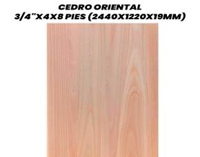 Lamina De Cedro Oriental 3/4\
