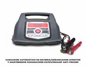 Cargador Automatico De Bateria/Arrancador D/Motor Y Mantenedor Schumacher 6V/12V/100Amp Ant: F...