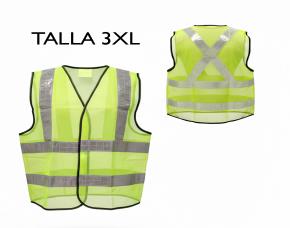 Chaleco Reflectivo Color Verde Talla 3Xl Besafe