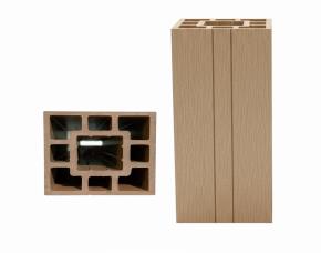 Columna Cuadrada De Madera Plastica 4X4X9,5´Maple