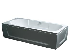 Bañera Autosoportante Q111 Izq. 1.7M X0.75M X0.6M Bone
