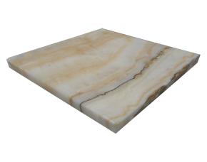 Top De Marmol/Onix Crema Con Back Splash Biselado 0.9X0.5Mt