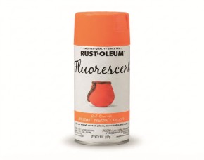 PINTURA SPRAY FLUORESCENTE ROJO-NARANJA 11 OZ...