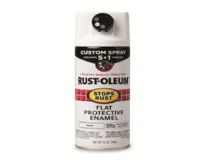 Pintura Spray Protector Blanco Mate 12 Oz, 5 En 1 Inter/Exter, Base Aceite, Rust-Oleum