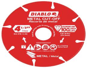 Paquete 2 Disco Diamante Corte Metal 4.5\