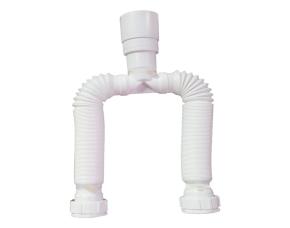 Sifon Universal Extensible Doble Blanco