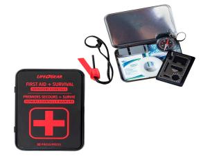 Kit De 32 Pcs De Primeros Auxilios Y Supervivencia Life Gear
