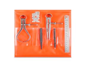 Set 6-Pcs Herramientas P.ingenieros(1 Compas Medicion Interna,1 Compas Medicion Externa,1 Regl...
