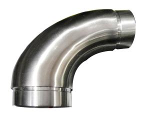 Codo Curvo 90 Grados Acero Inox Cepillado  304, 42.4Mm