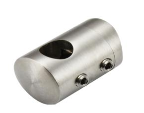 Soporte Acero Inox Agujero P/Barra 1/2\