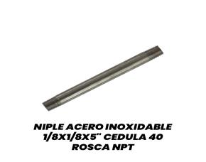 Niple Acero Inoxidable 1/8X1/8X5\