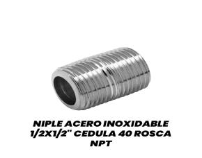 Niple Acero Inoxidable 1/2X1/2\