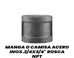 Manga O Camisa Acero Inoxidable 3/4X3/4\