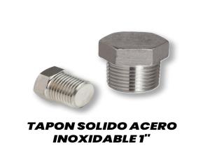 Tapon Solido Acero Inoxidable 1\