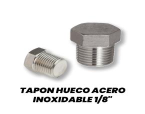 Tapon Hueco Acero Inoxidable 1/8\