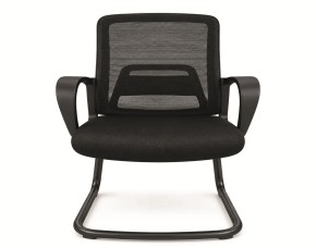 SILLA DE ESPERA C/BRAZOS NEGRA ROLAND