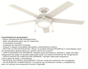 Ventilador Techo Anslee 52\