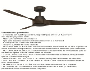 Ventilador Techo Mosley 52\