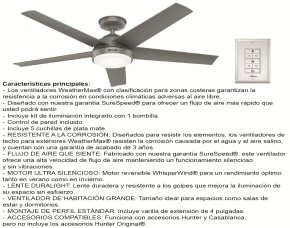 Ventilador Techo Skyflow 52\
