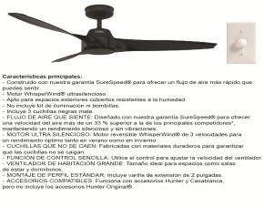 Ventilador Techo Mosley 52\