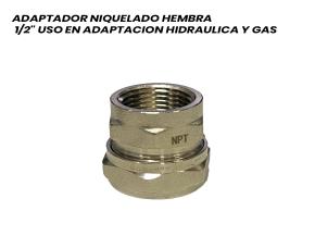 Adaptador Niq Npt Hembra 3/8\