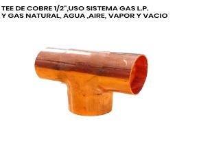 Tee De Cobre  1/2\