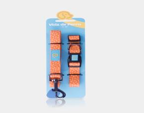 COLLAR DE NYLON P/PERRO CON CORREA