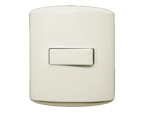 Interruptor Sencillo 3Vias  10A-125V Blanco Rosmery Stnd