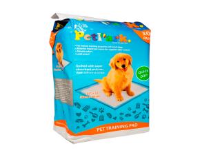 Paquete 30 Pañales Desechables Para Mascota 56X56Cm