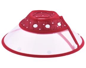 Collarin Protector Para Mascota Rojo/Azul, Talla \
