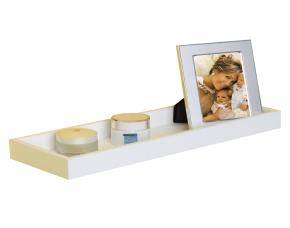 Repisa Rectangular De Madera Con Accesorios  De Instalacion (11016)