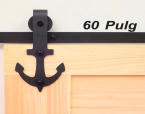 Jgo.rieles Con Accesorios P/Puertas Corredizas 60\