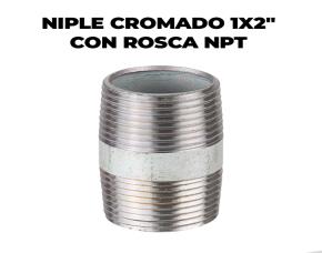 Niple Cromado 1X2\