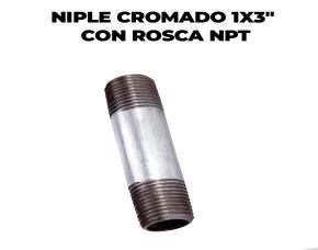 Niple Cromado 1X3\