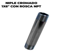 Niple Cromado 1X6\
