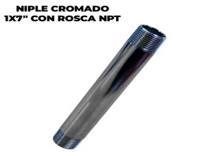 Niple Cromado 1X7\
