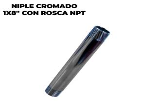 Niple Cromado 1X8\